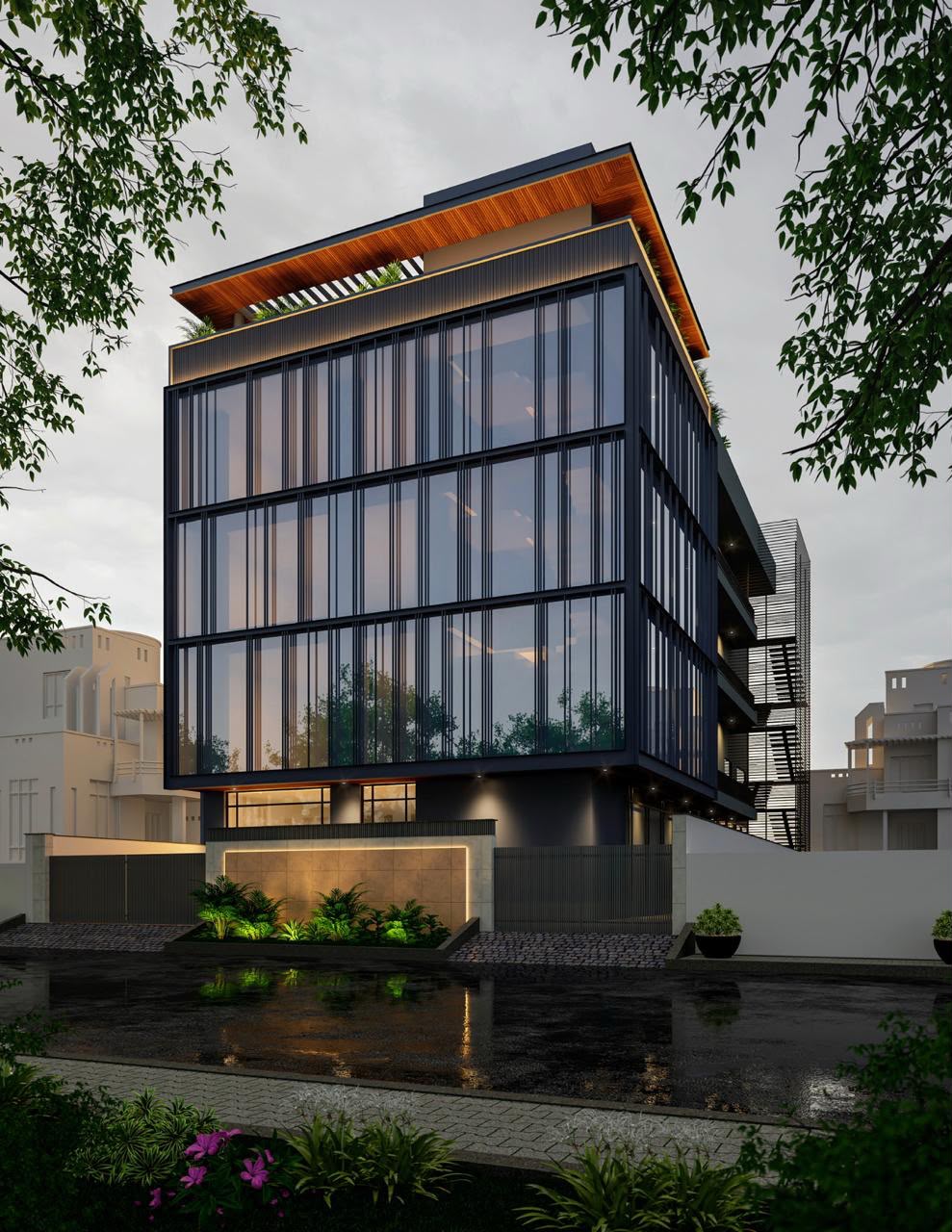 Premium Office Space Building for Rent Near Metro Station